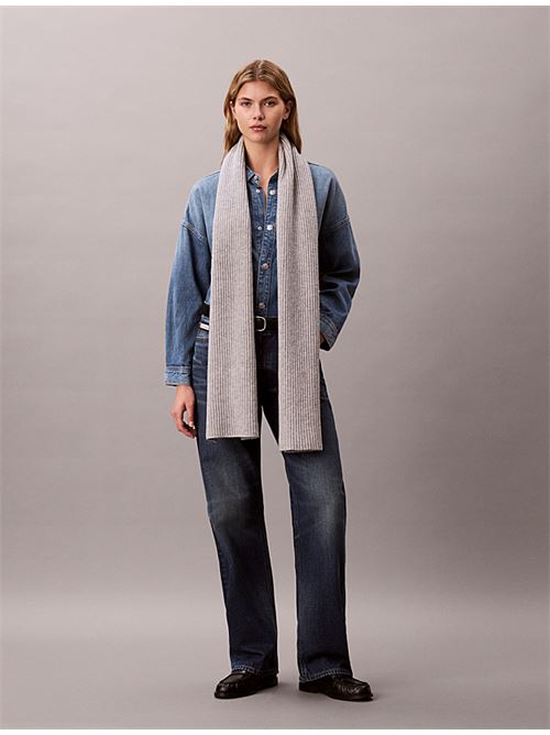 ck metal wool rib scarf CALVIN KLEIN | LV04F8119GP78